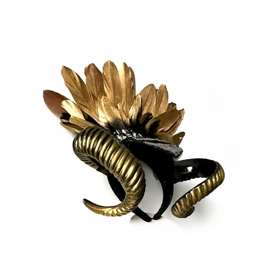Antelope Horn Headband: Gothic Devil Horns